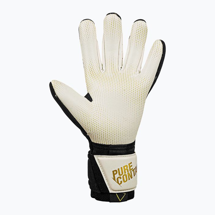 Reusch Pure Contact Gold X GluePrint goalkeeper gloves black and gold 527075-7707 8