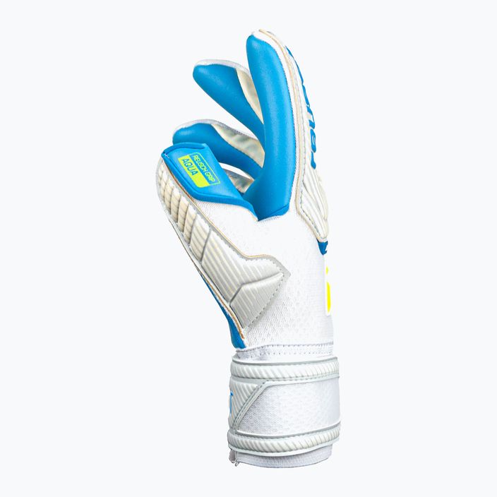 Reusch Attrakt Aqua blue and white goalkeeping gloves 5270439 7