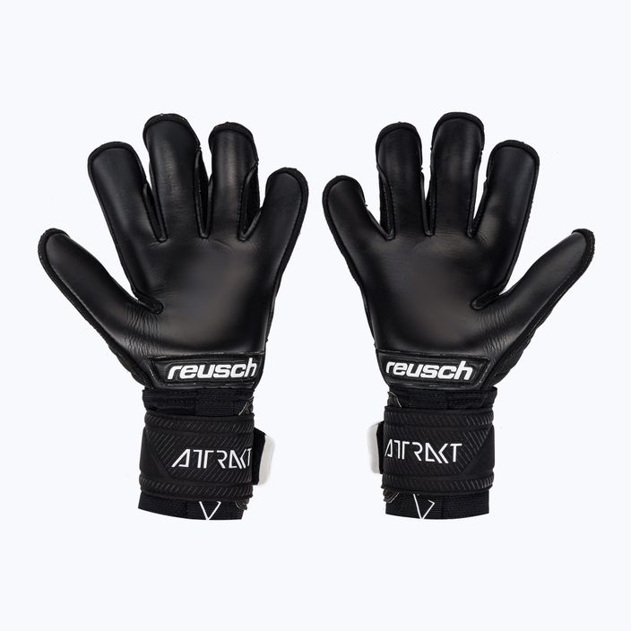 Reusch Attrakt Freegel Infinity Resistor goalkeeper gloves black 5270745 2