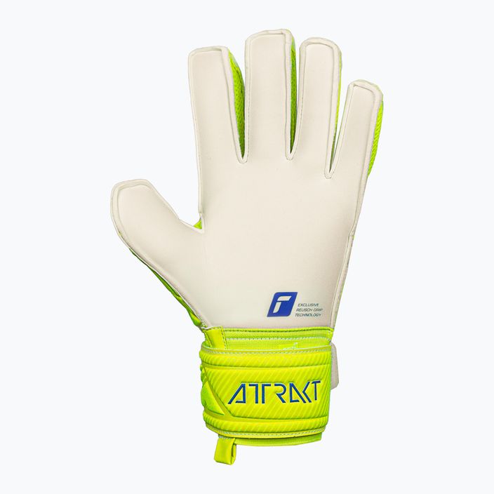 Reusch Attrakt Grip Finger Support Goalkeeper Gloves Yellow 5270810 8