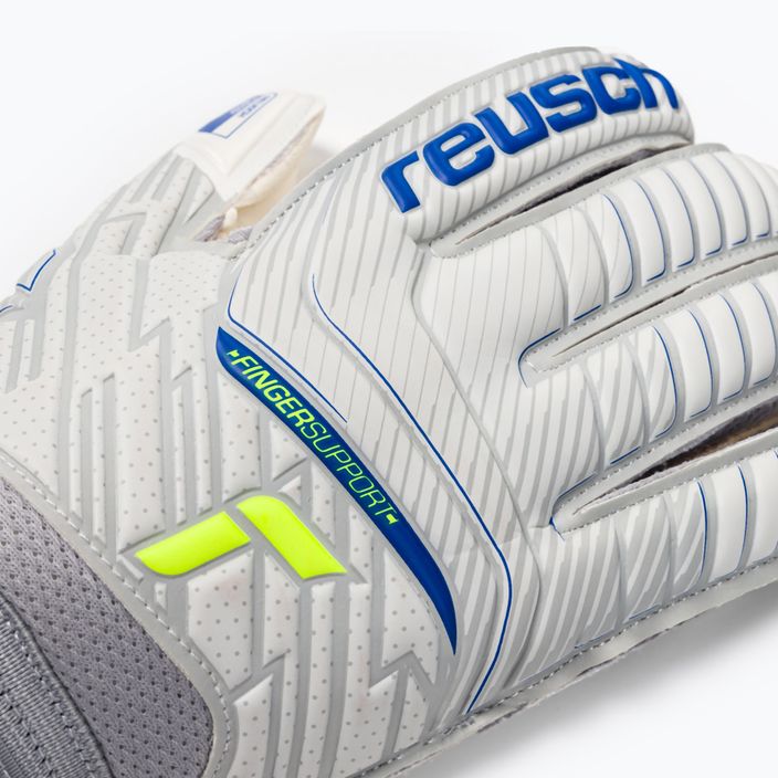 Reusch Attrakt Grip Finger Support Goalkeeper Gloves grey 5270810 3