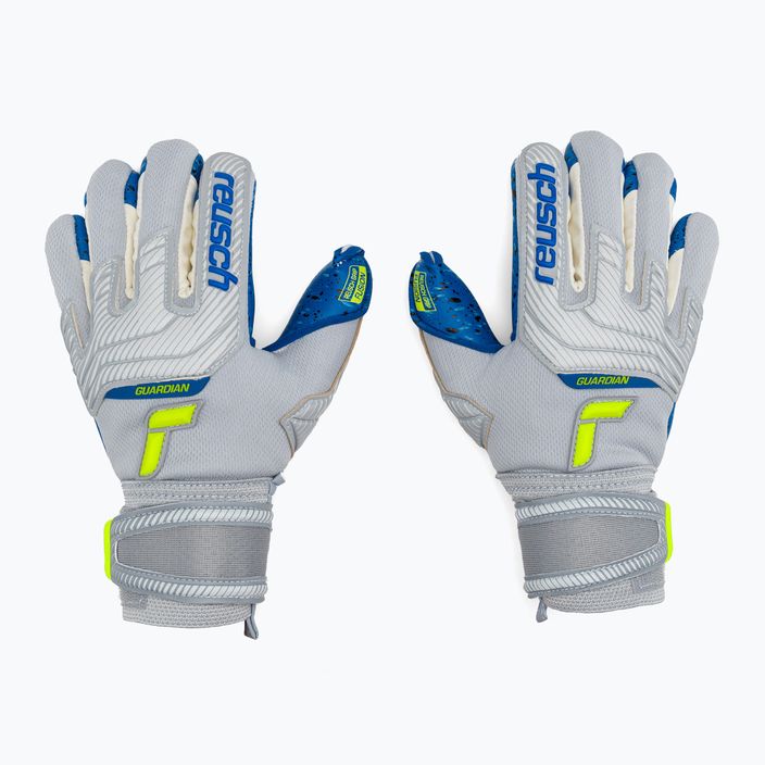 Reusch Attrakt Fusion Finger Support Guardian grey children's goalkeeper gloves 5272940 3