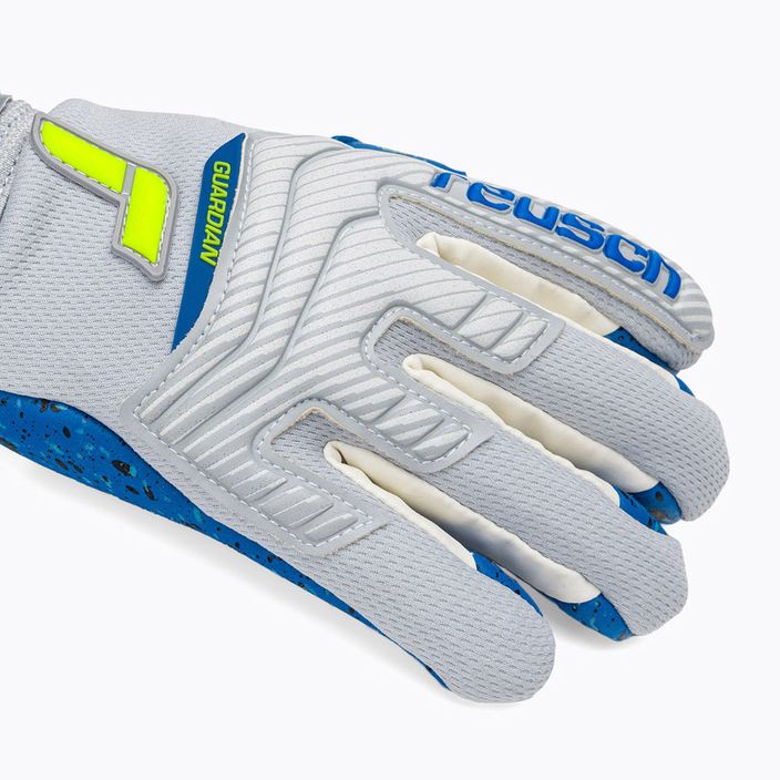 Reusch Attrakt Fusion Finger Support Guardian grey children's goalkeeper gloves 5272940 5