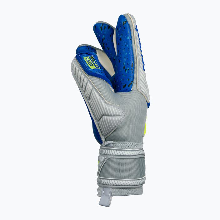 Reusch Attrakt Fusion Finger Support Guardian grey children's goalkeeper gloves 5272940 9