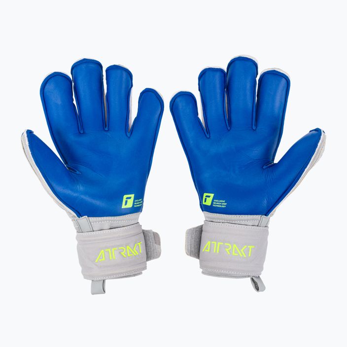 Reusch Attrakt Gold Evolution Cut grey goalkeeper gloves 5270139-6006 2