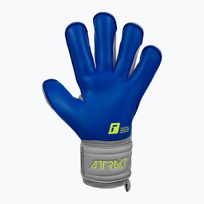 Reusch Attrakt Gold Evolution Cut grey goalkeeper gloves 5270139-6006 7