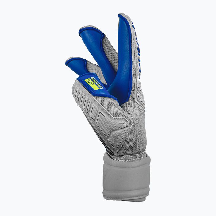 Reusch Attrakt Gold Evolution Cut grey goalkeeper gloves 5270139-6006 8
