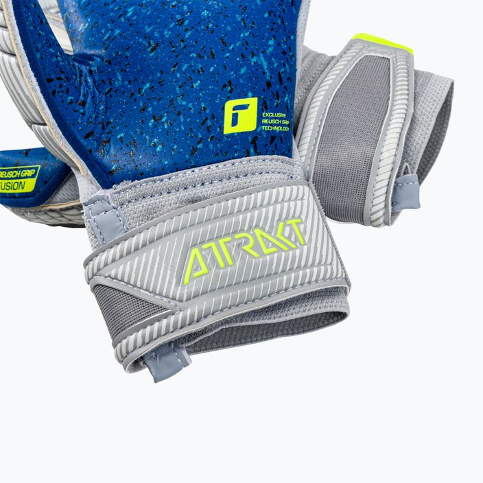 Reusch Attrakt Fusion Guardian goalkeeper gloves blue 5272945-6006 4