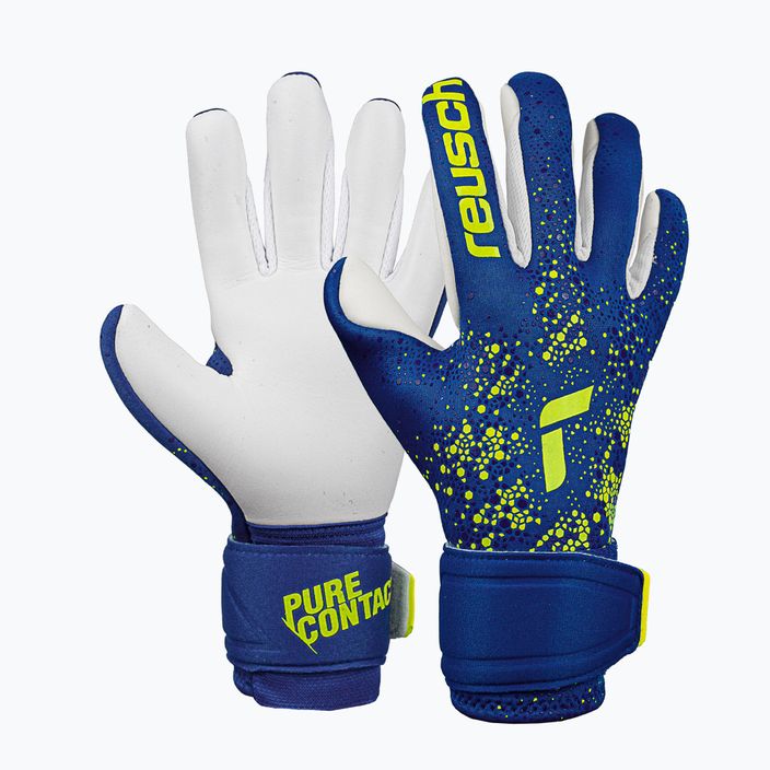 Reusch Pure Contact Silver goalkeeper's gloves blue 4018 5