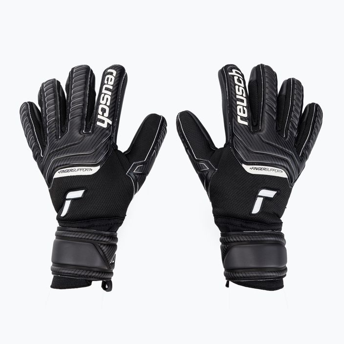 Reusch Attrakt Infinity Finger Support Goalkeeper Gloves black 5270720-7700
