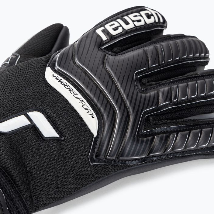 Reusch Attrakt Infinity Finger Support Goalkeeper Gloves black 5270720-7700 3