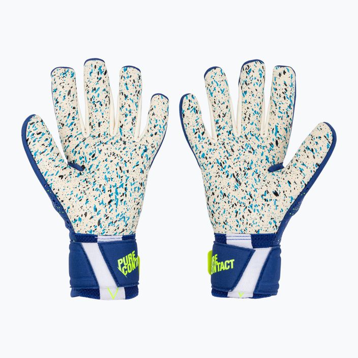 Reusch Pure Contact Fusion Junior goalkeeper's gloves 4018 blue 5272900-4018 2