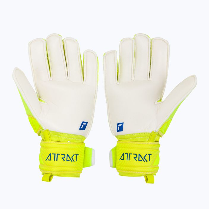 Reusch goalkeeper gloves Attrakt Solid yellow 5270515-2001 2