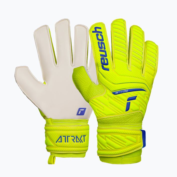 Reusch goalkeeper gloves Attrakt Solid yellow 5270515-2001 5