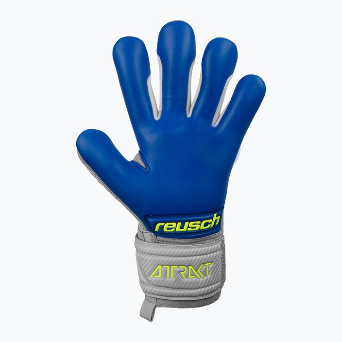 Reusch Attrakt Grip Evolution Finger Support Junior children's goalkeeping gloves grey 5272820 8