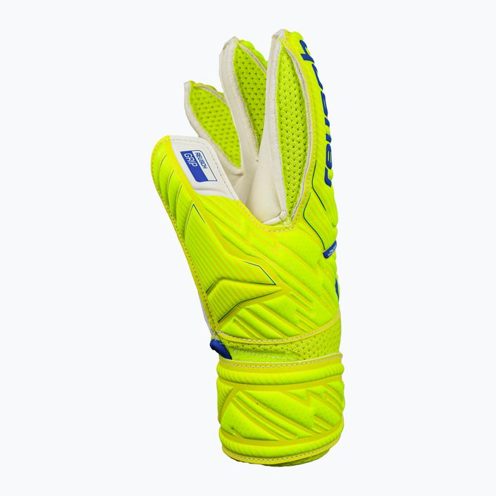 Reusch Attrakt Grip Finger Support Junior goalkeeper gloves yellow 5272810 7