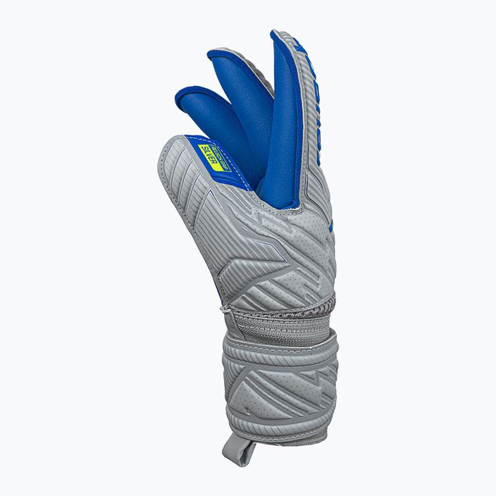 Reusch Attrakt Silver Roll Finger Junior children's goalkeeping gloves grey 5272217 7