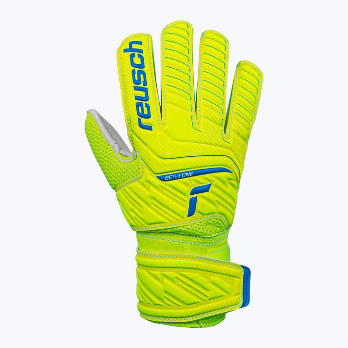 Reusch Attrakt Grip children's goalkeeping gloves yellow 5272815 6