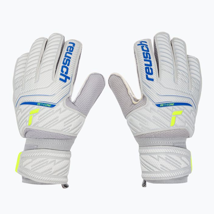 Reusch Attrakt Grip grey children's goalkeeper gloves 5272815