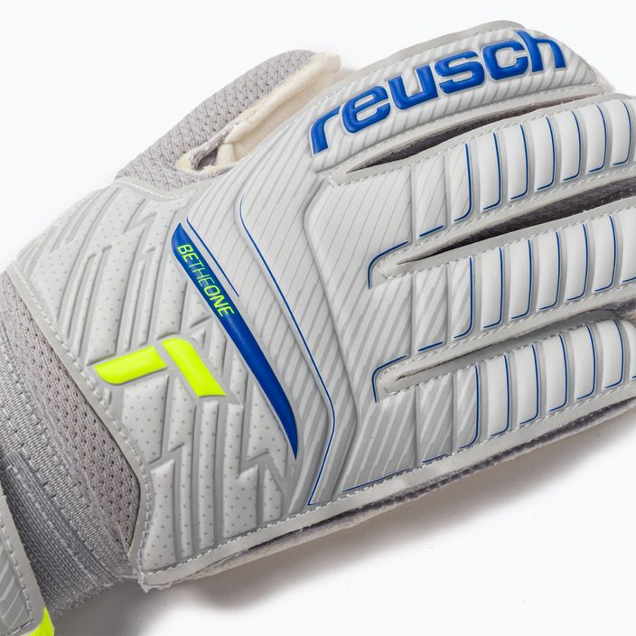 Reusch Attrakt Grip grey children's goalkeeper gloves 5272815 3