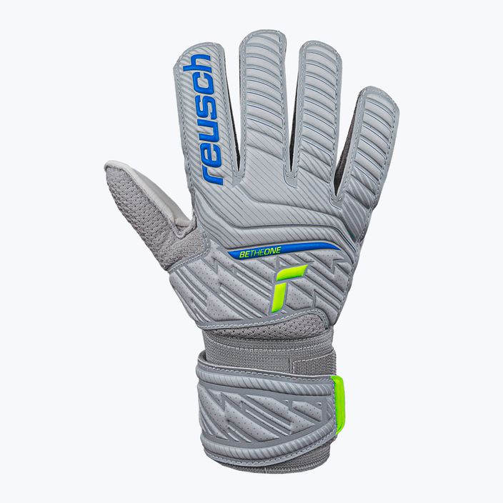 Reusch Attrakt Grip grey children's goalkeeper gloves 5272815 6