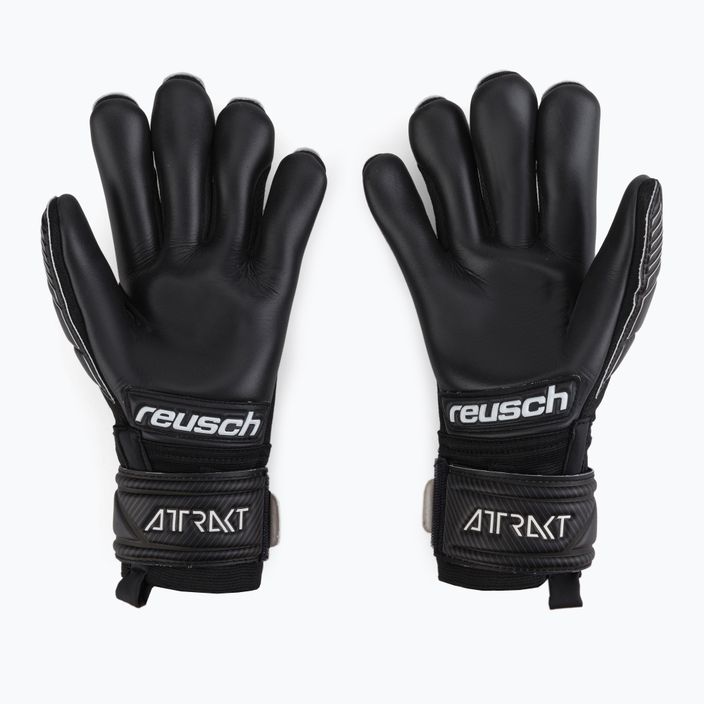 Reusch Attrakt Infinity Finger Support children's goalkeeper gloves black 5272720 2