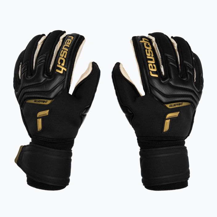 Reusch Attrakt Gold X GluePrint Ortho-Tec goalkeeper gloves black 5270970