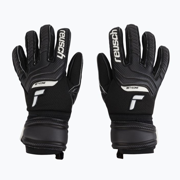 Reusch Attrakt Infinity Junior children's goalkeeping gloves black 5272725-7700