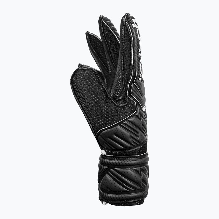 Reusch Attrakt Resist Junior children's goalkeeping gloves black 5272615-7700 7