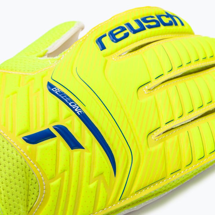 Reusch Attrakt Solid Junior children's goalkeeping gloves yellow 5272515-2001 3
