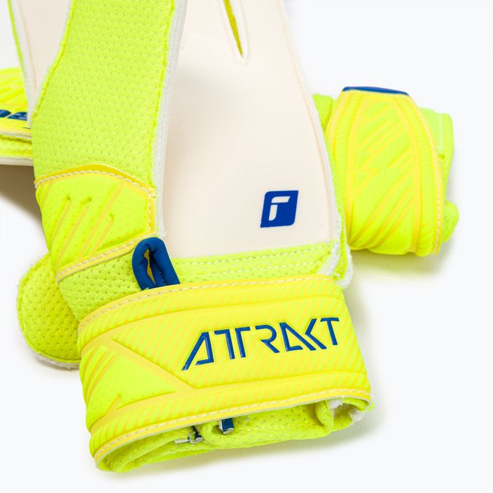 Reusch Attrakt Solid Junior children's goalkeeping gloves yellow 5272515-2001 4