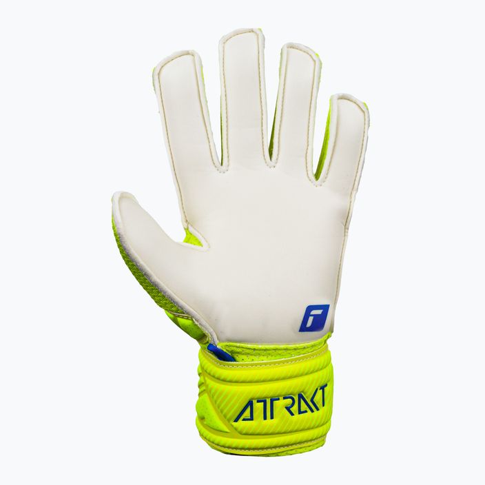 Reusch Attrakt Solid Junior children's goalkeeping gloves yellow 5272515-2001 8