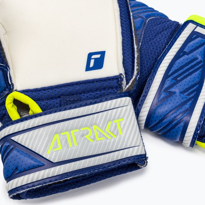 Reusch Attrakt Solid Junior children's goalkeeping gloves blue 5272515-6036 4
