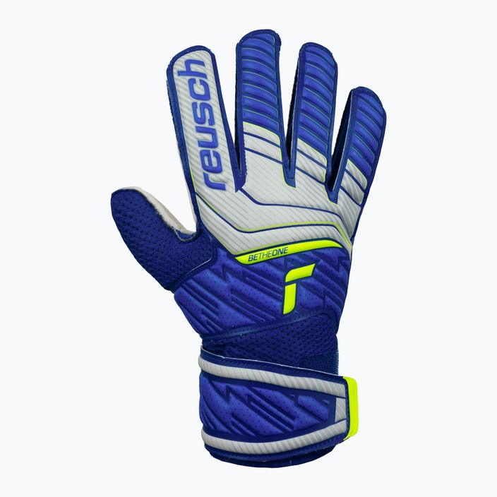 Reusch Attrakt Solid Junior children's goalkeeping gloves blue 5272515-6036 6