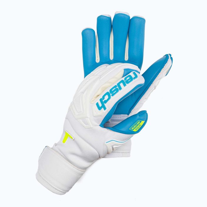 Reusch Attrakt Freegel Aqua Windproof goalkeeper gloves white 5270459 2