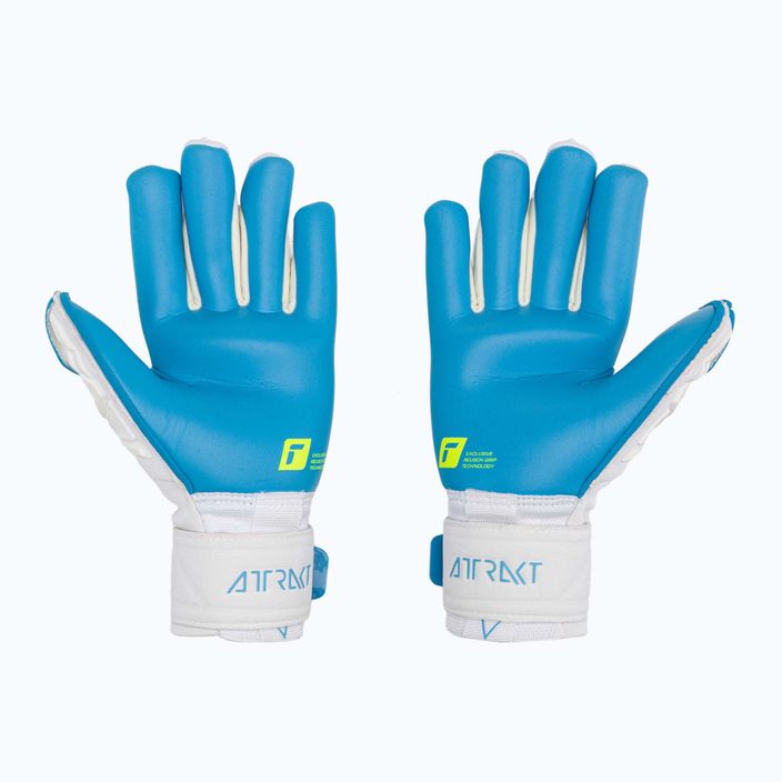 Reusch Attrakt Freegel Aqua Windproof goalkeeper gloves white 5270459 3