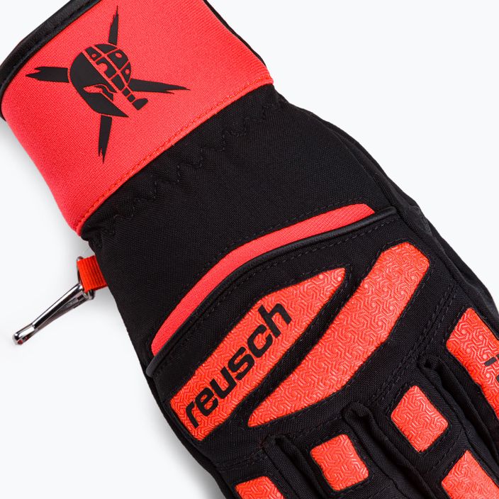Reusch Worldcup Warrior Prime R-Tex XT children's ski glove black/red 62/71/244 4