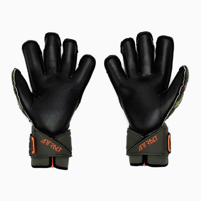 Reusch Attrakt Duo Evolution Adaptive Flex goalkeeper gloves green 5370055-5555 2