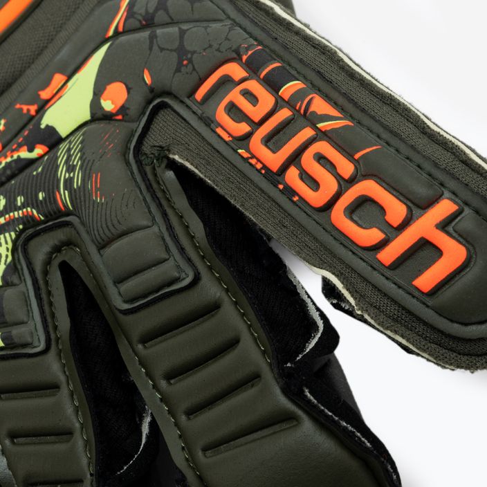 Reusch Attrakt Duo Evolution Adaptive Flex goalkeeper gloves green 5370055-5555 3