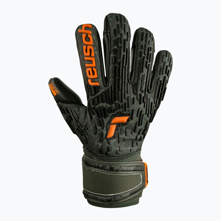 Reusch Attrakt Freegel Gold Finger Support Goalkeeper Gloves black 5370030-5555 5