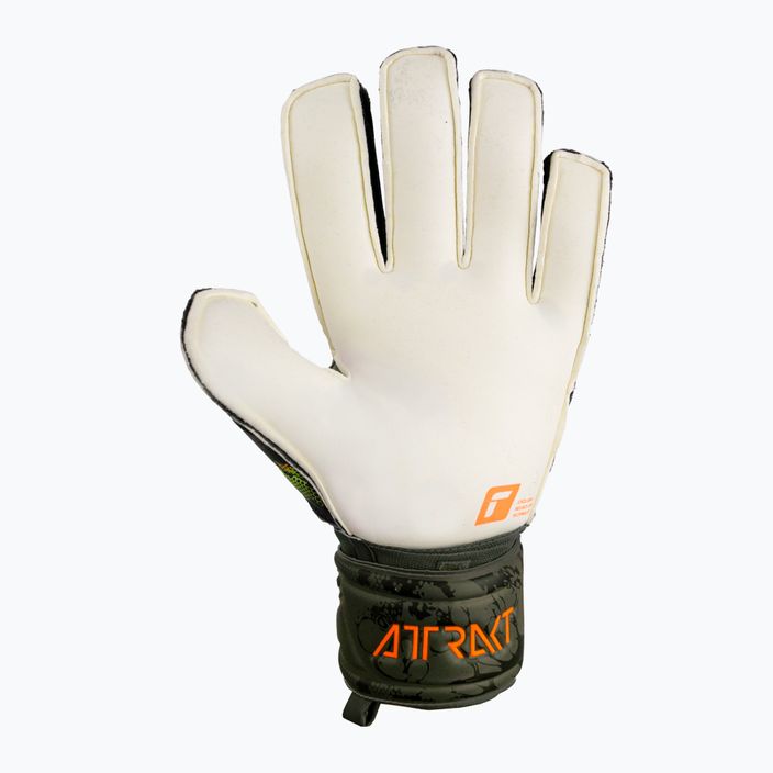Reusch Attrakt Grip Finger Support goalkeeper's gloves green-orange 5370010-5556 7