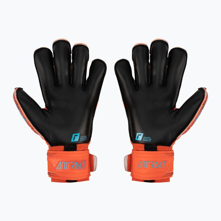 Reusch Attrakt Gold X Evolution Cut Finger Support goalkeeper gloves red 5370950-3333 2