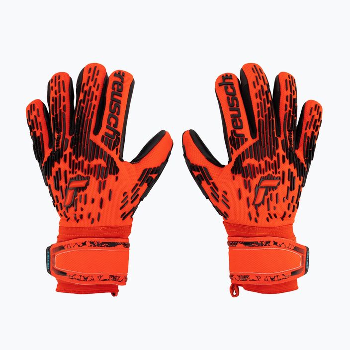 Reusch Attrakt Freegel Silver Finger Support Goalkeeper Gloves 5370230-3333
