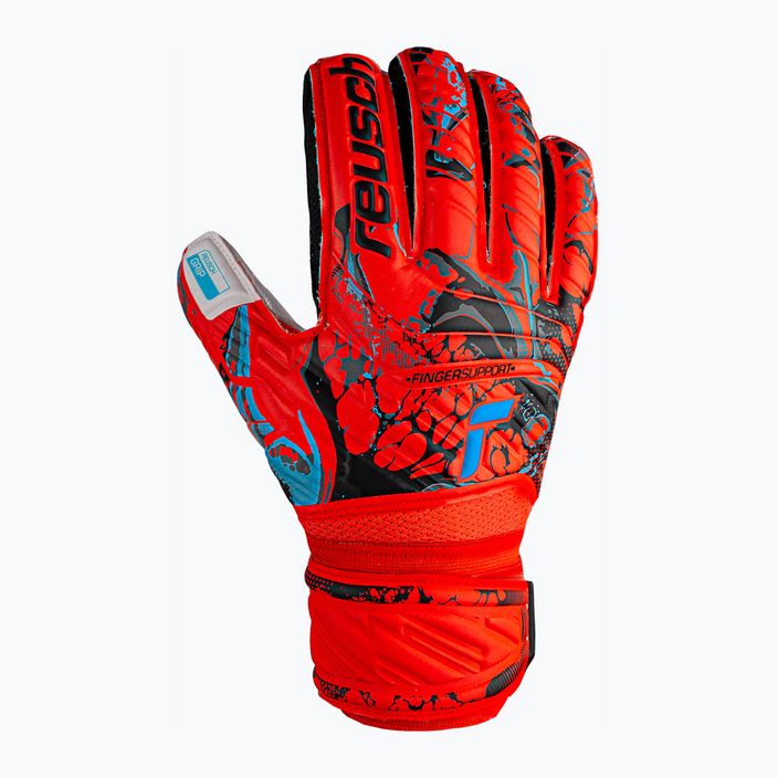 Reusch Attrakt Grip Finger Support Goalkeeper Gloves Red 5370810-3334 4