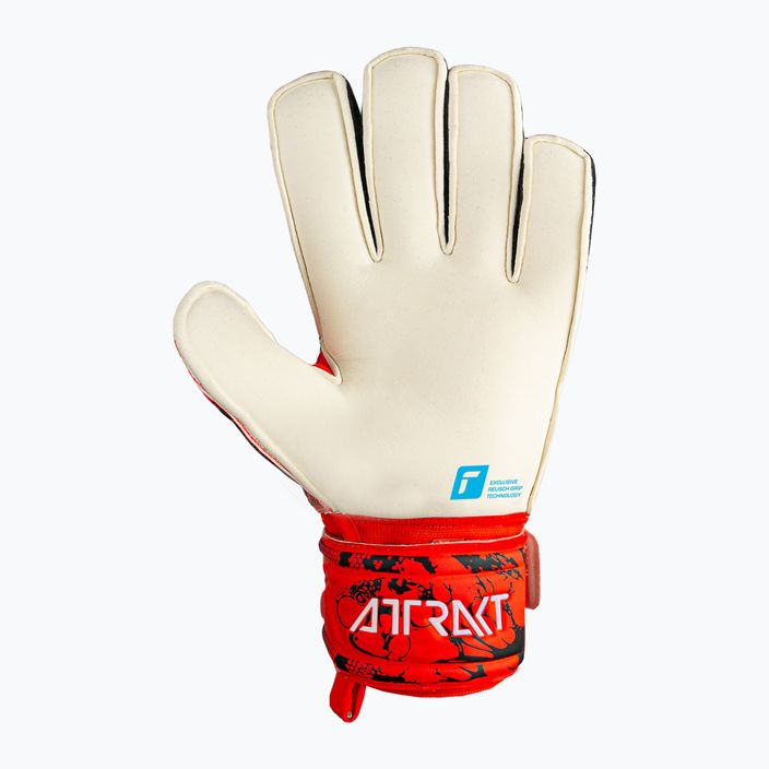 Reusch Attrakt Grip Finger Support Goalkeeper Gloves Red 5370810-3334 5