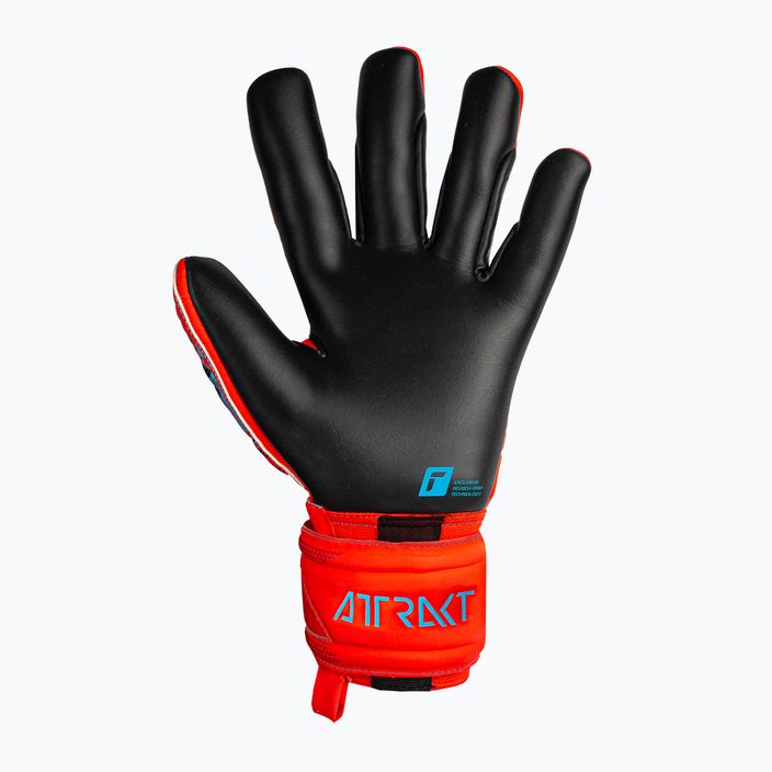 Reusch Attrakt Gold X goalkeeper's gloves red 5370945-3333 5