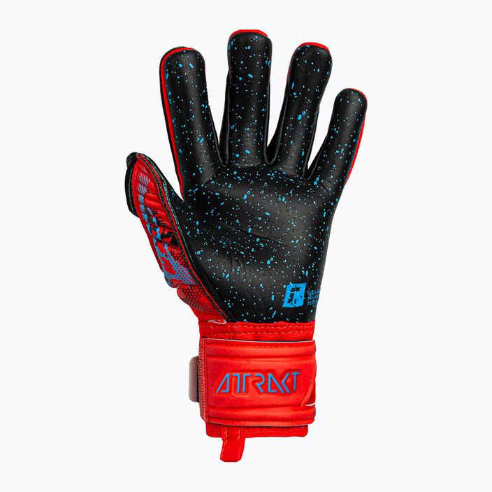 Reusch Attrakt Fusion Finger Support Guardian Junior children's goalkeeper gloves red 5372940-3333 5