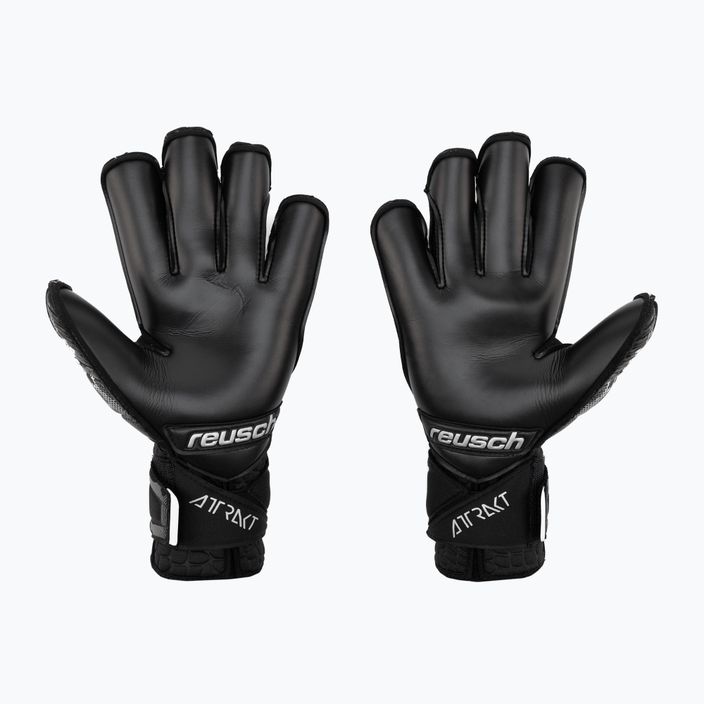 Reusch Attrakt Infinity Resistor AdaptiveFlex goalkeeper gloves black 5370745-7700 2