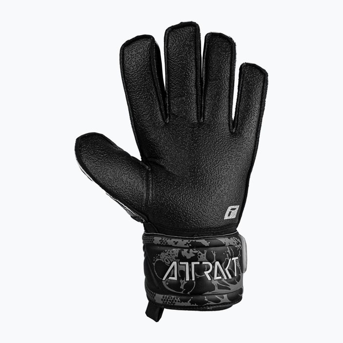 Reusch Attrakt Resist Junior children's goalkeeper gloves black 5372615-7700 5