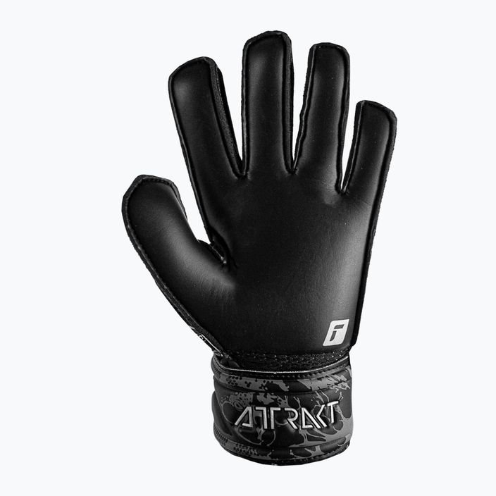 Reusch Attrakt Solid Junior children's goalkeeping gloves black 5372515-7700 5